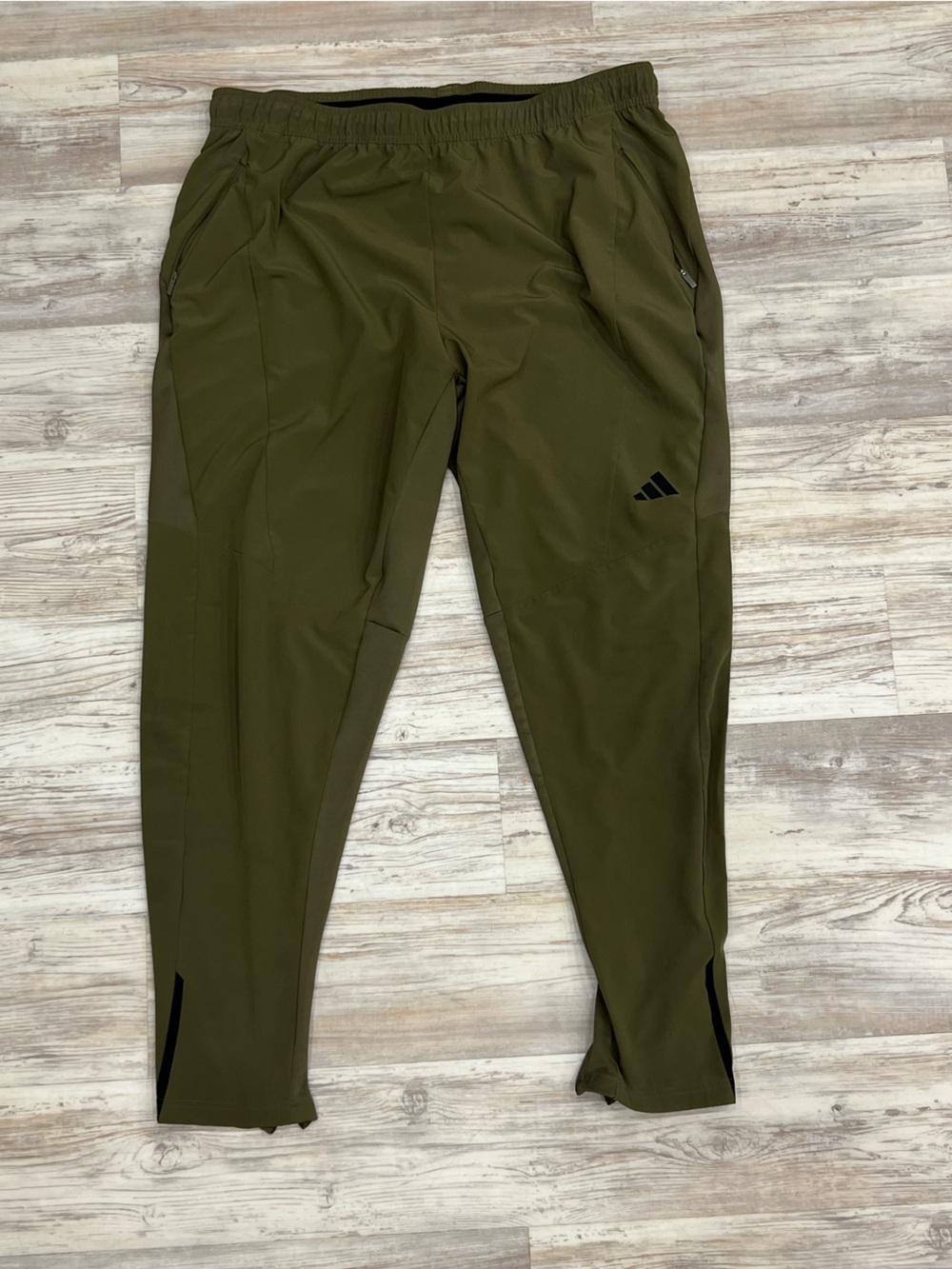 adidas Olive Athletic Running/Soccer Pants